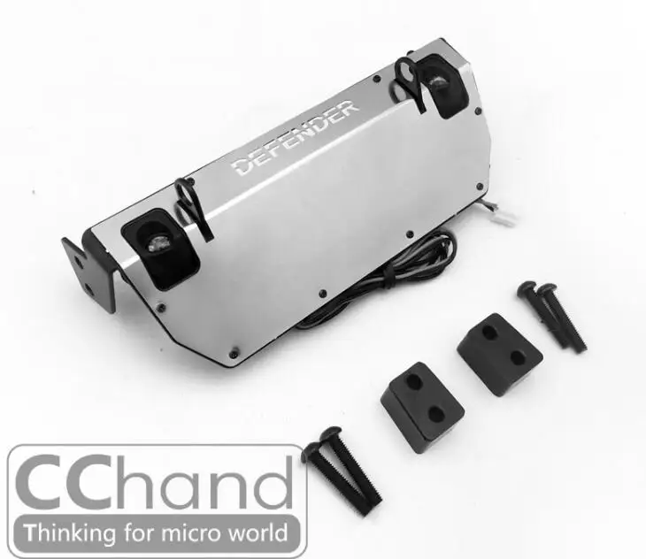CChand RC4WD D90 D110 металлическая передняя защита шасси и светодиод 5 мм|Детали