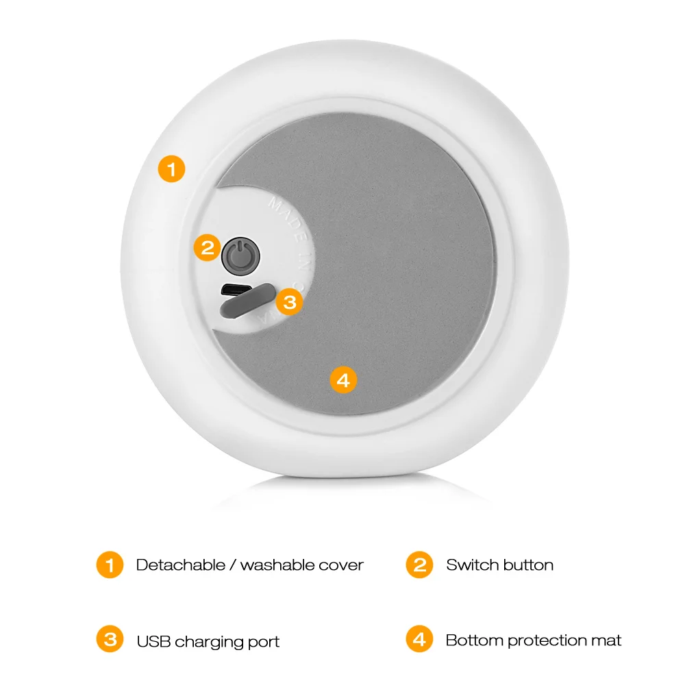 Светодиодная прикроватная лампа с большим медведем силиконовая детская