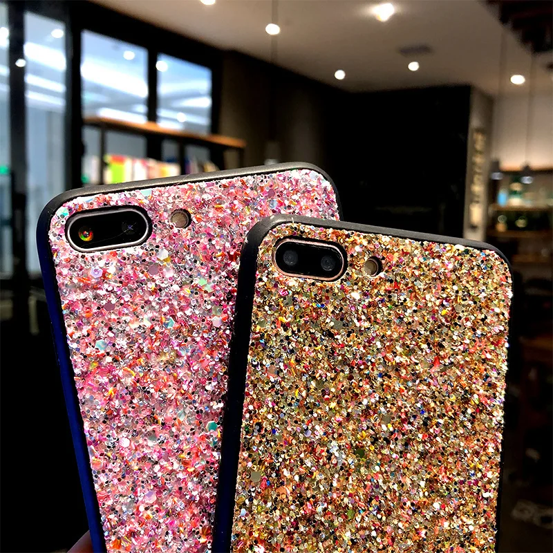 Роскошный блестящий чехол для iphone 7 8 Plus 6 s S силиконовый XS Max XR iPhone 8X10 s|Бамперы| |