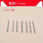 Винт из нержавеющей стали 304 T8 2 мм, Длина винта 100 120 150 160 190 200 230 240 250 260 300-380 мм, свинцовый 4 мм, трапециевидный шпиндель, винт 1 шт.