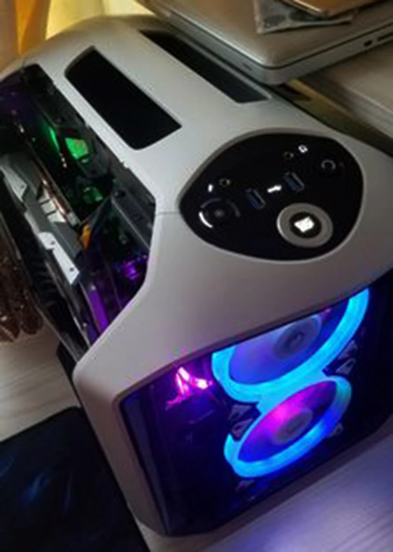 Горячий RGB Аврора охлаждающий вентилятор 120 мм 6Pin контроллер Светодиодная лента кольцо для компьютера кулер воды великолепный цвет регулируемый вентилятор радиатора