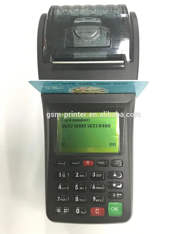Goodcom GT6000SA ручной автобусный аппарат для выдачи билетов с NFC, RFID, IC/считыватель смарт-карт