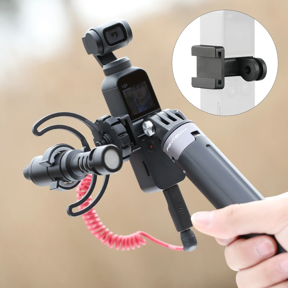 PGYTECH микрофон для холодной загрузки заполняющий свет DJI Osmo Карманный карданный