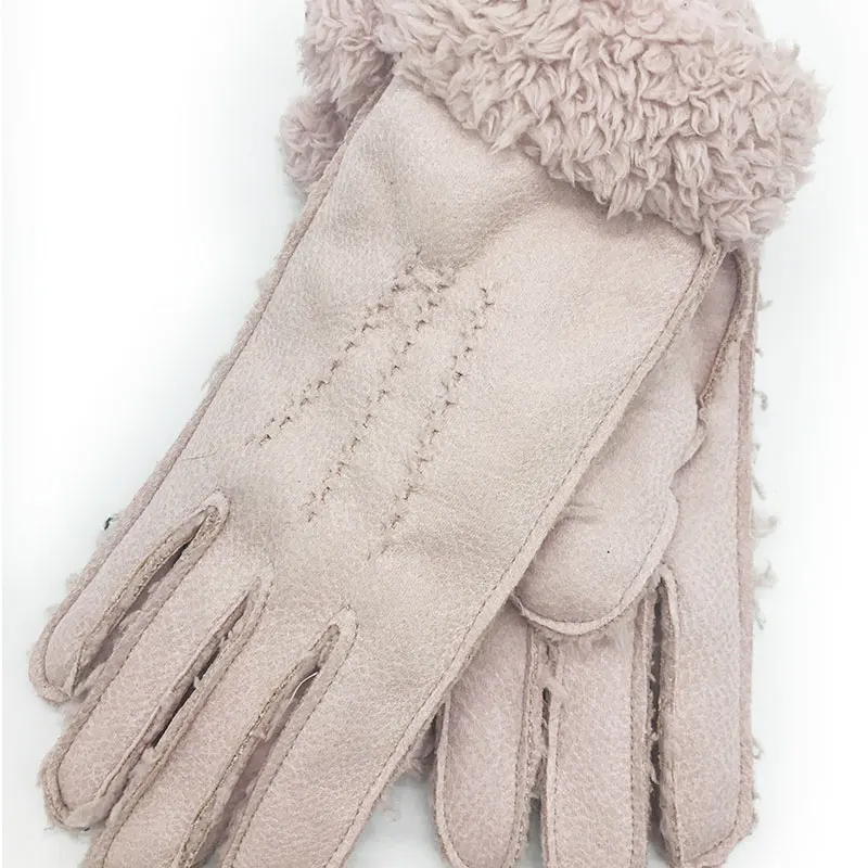 Зимние перчатки 2020 новые женские модные индивидуальные меховые ветрозащитные