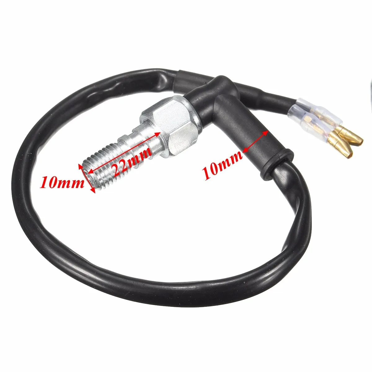 

Hollow Bolt M10 x 1.25mm M10 x 1mm Motorcycle Hydraulic Pressure Brake Light Switch for Honda Suzuki Yamaha KTM Kawasaki