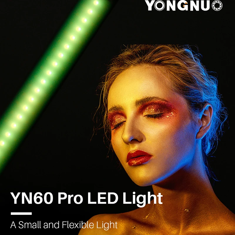 YONGNUO YN60Pro мини светодиодный видео свет RGB ручной для фотосъемки 3200-5500K Nikon Canon Sony Power
