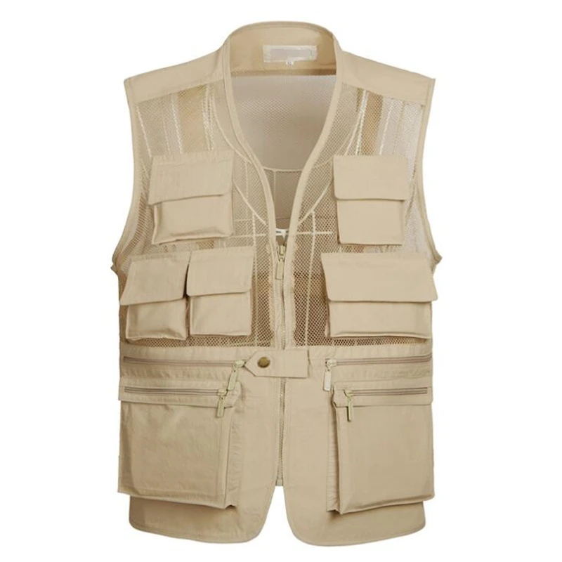 Мужской сетчатый жилет куртка бесплатная доставка 2018 Новое поступление плюс