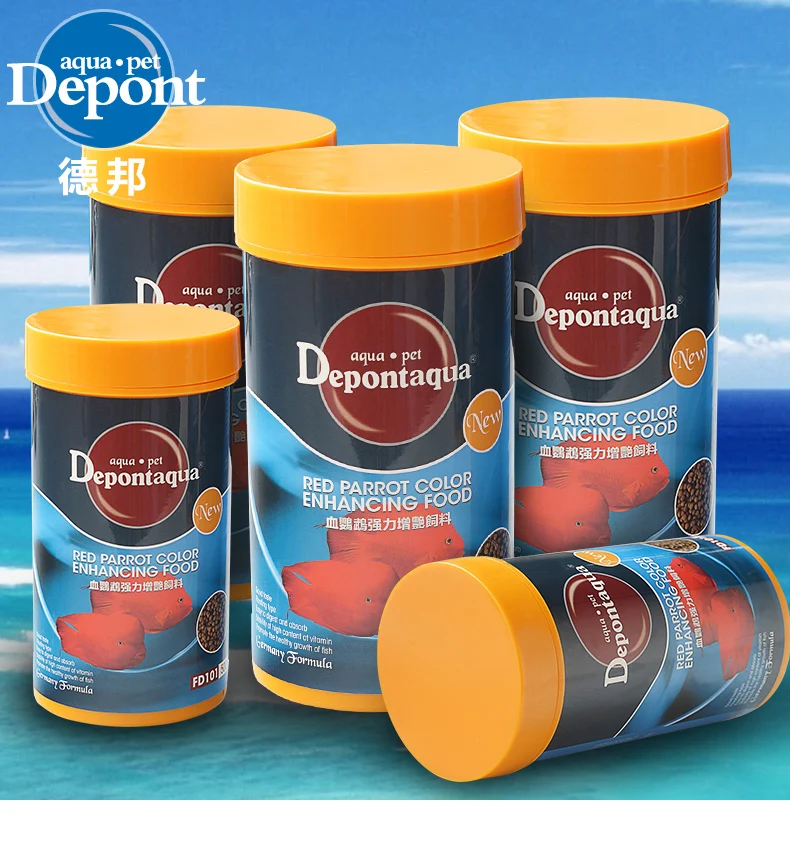 Depont богатый корм для крови попугай рыб сильный гиперхомический Красный Попугай