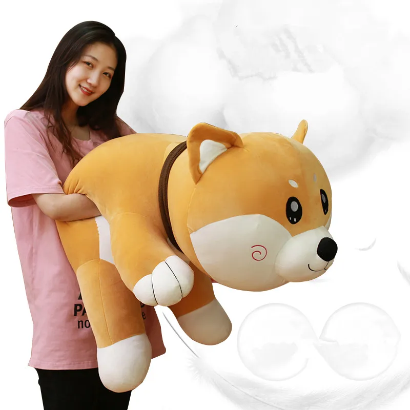 Fiyat Kawaii Shiba Inu Peluş Bebek Jumbo Sevimli Peluş Oyuncak Köpek Kız Uyku Yastığı çocuklar Için Arkadaş Hediye 100 Cm 120 Cm 150 Cm DY50411