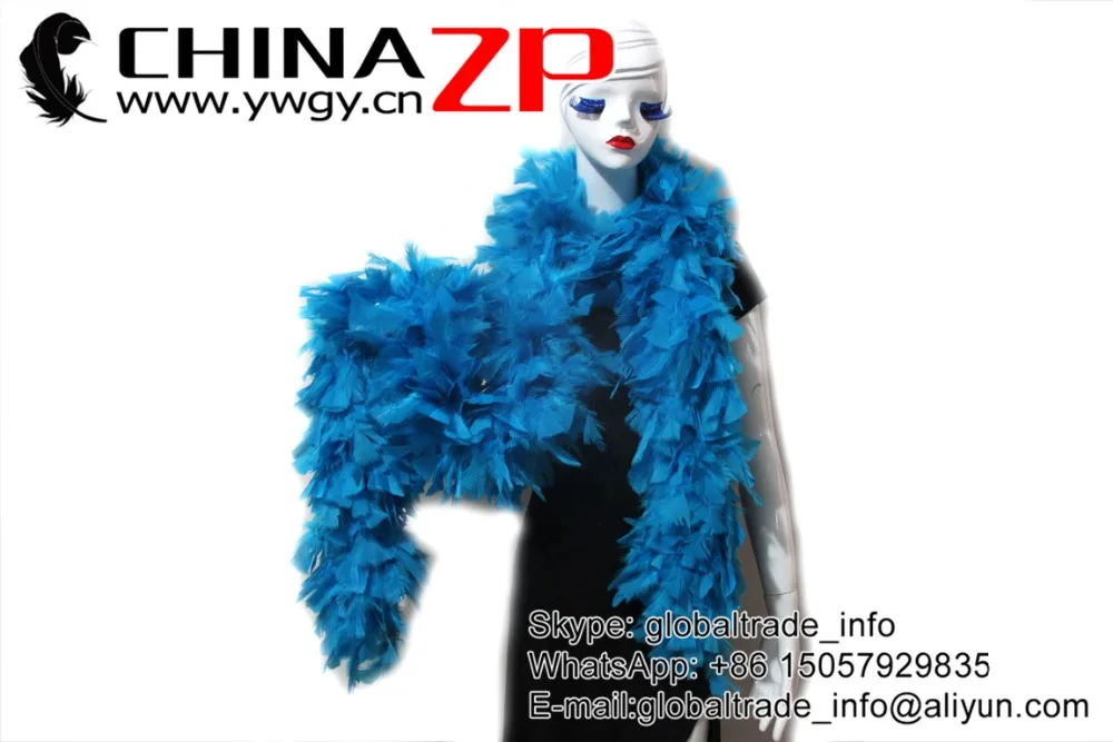 Китайский поставщик Feathers оптом бирюзовые синие турецкие плоские боа 150 граммов