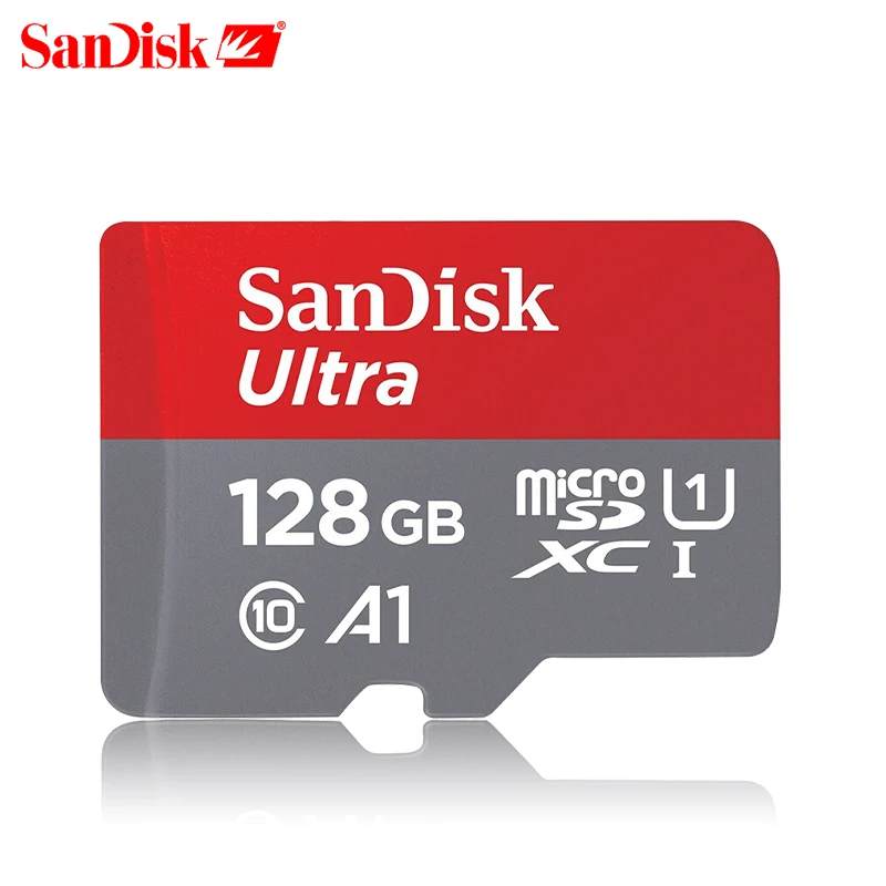 SanDisk карта памяти 8 Гб C4 16 ГБ 32 micro sd 64 128 256 100 МБ/с./с Class10 SD SDHC SDXC Trans|card 8gb|32gb sdmicro 64gb | - Фото №1