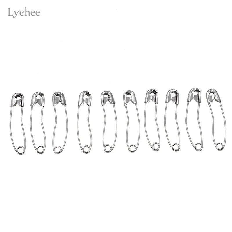 Lychee Life 100 шт. изогнутые булавки из нержавеющей стали швейные принадлежности для
