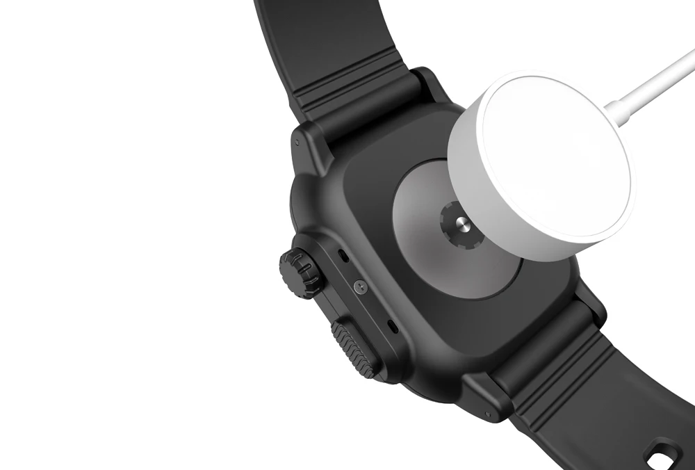 Совместим с Apple Watch Series 5 4 40 мм/44 мм/Series 3 42 мм водонепроницаемый чехол с силиконовым ремешком для часов