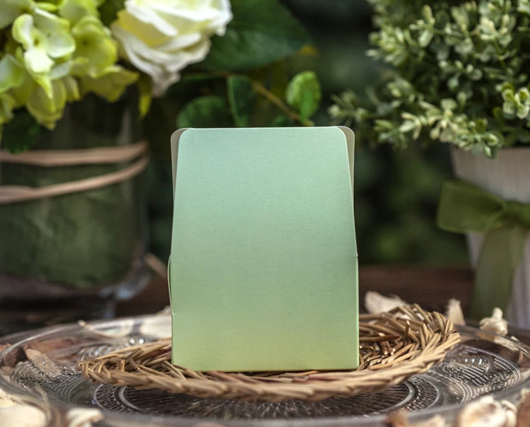 Дерево Свадебная коробка для конфет форма сердца влюбленных элегантное