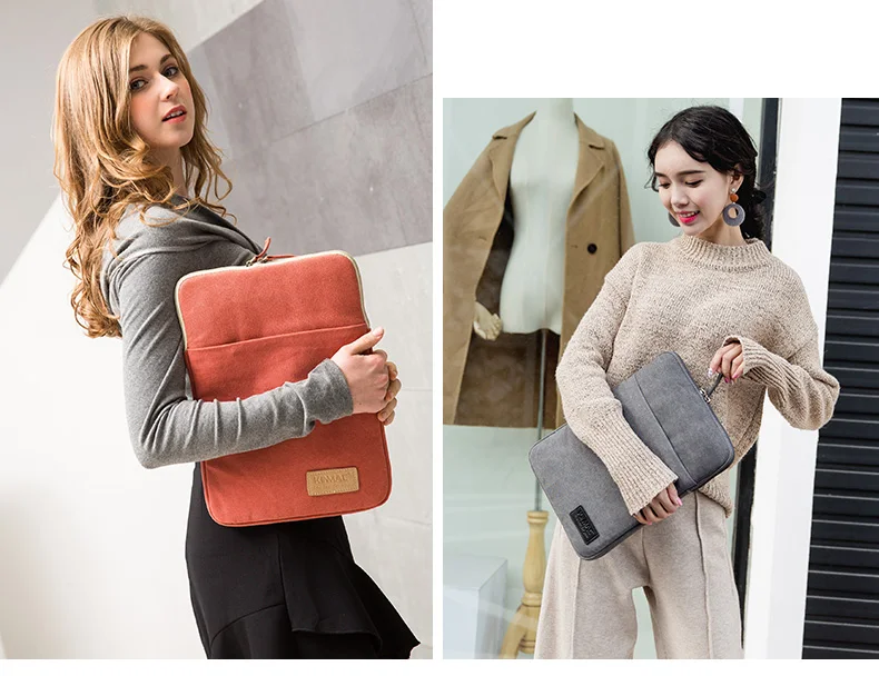 Новая брендовая Холщовая Сумка Kinmac для ноутбука 1", 15", 15,6 дюймов, плотный чехол для MacBook Air Pro 13,", Прямая поставка