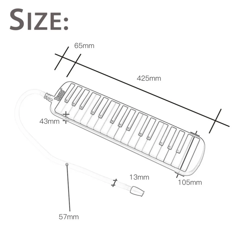 IRIN 32keys Melodica детский студенческий музыкальный инструмент Губная гармошка губная