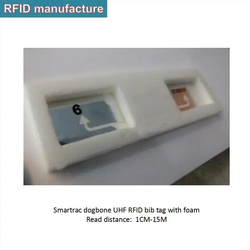 500 шт длинный диапазон rfid uhf теги оригинальный smartrac dogbone метки наклейка влажная