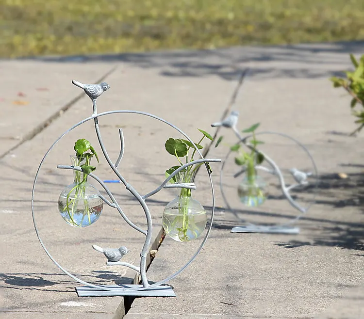 1 шт. подвесная стеклянная ваза подвесной Террариум гидропонное растение