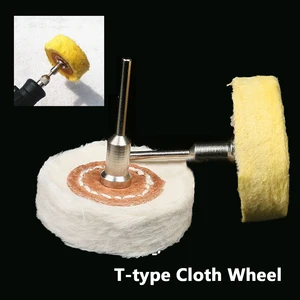 Абразивные инструменты T Стиль ногтей Полировка колеса Шлифовальная головка ткань Dremel колеса щетка для шлифовальной машины для роторный дремель аксессуары для конических фрез