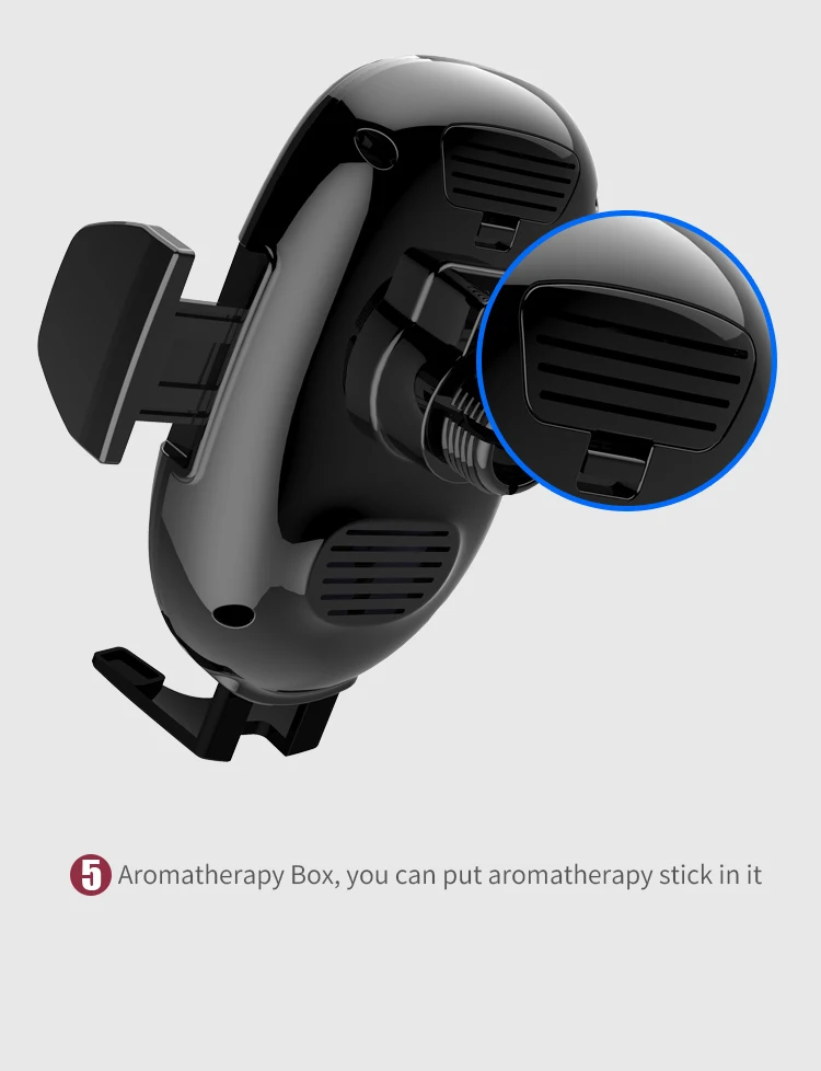 Охлаждающий вентилятор беспроводной зарядки Автомобильный держатель для iphone XR XS