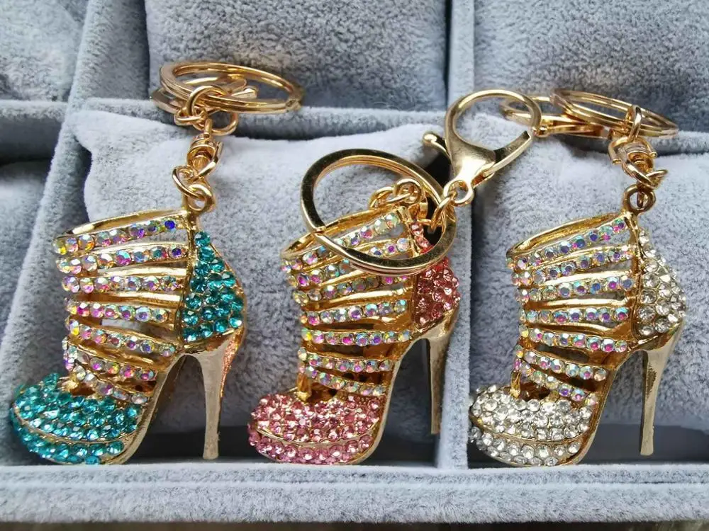 4 шт./лот цинковый сплав 3D каблуки обувь брелок сделай сам сумка украшение