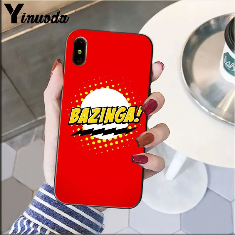 A7 Yinuoda Bazinga The Big Bang Theory ТВ шоу Coque Оболочка Чехол для телефона для iPhone 5 5Sx 6 7 7plus 8 8Plus X XS MAX XR - Цвет: A7