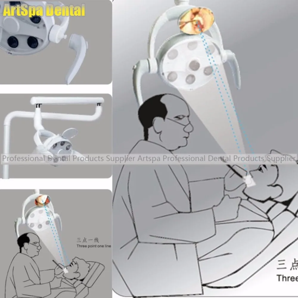 13W Dental Surgical COXO LED Oral Light Exam Induction Lamp For Chair Unit | Красота и здоровье