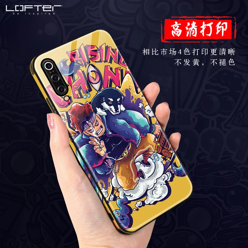 Lofter стеклянный чехол для Xiaomi mi 9 Mi9 в китайском стиле закаленное стекло
