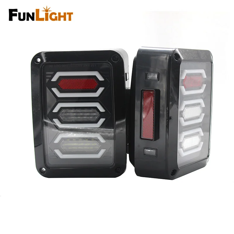 Бесплатная доставка 2 шт. прозрачные линзы светодиодный задний фонарь с мигающим