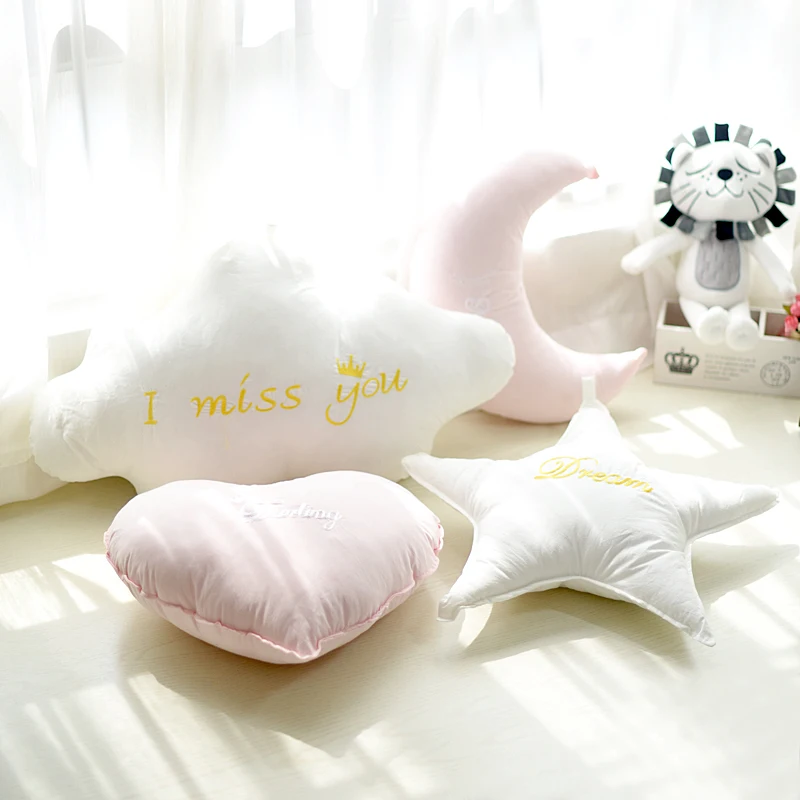 Милый подарок Лунная Подушка мультяшный ребенок Фотография реквизит любовь