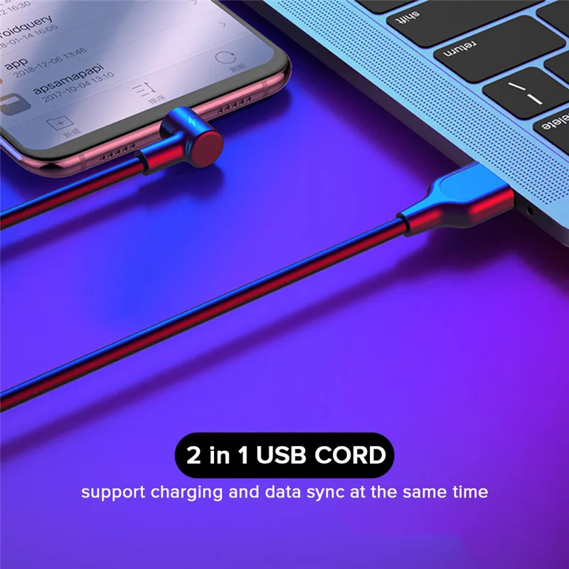 ROCK usb type C кабель 5A быстрое зарядное устройство 90 градусов c для передачи данных