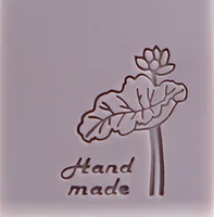 size 5x4cm Рисунок лотоса мыло ручной работы штамп прозрачный Diy натуральный акрил органическое декоративное мыло изготовление на заказ Печать - Цвет: size 5x4cm