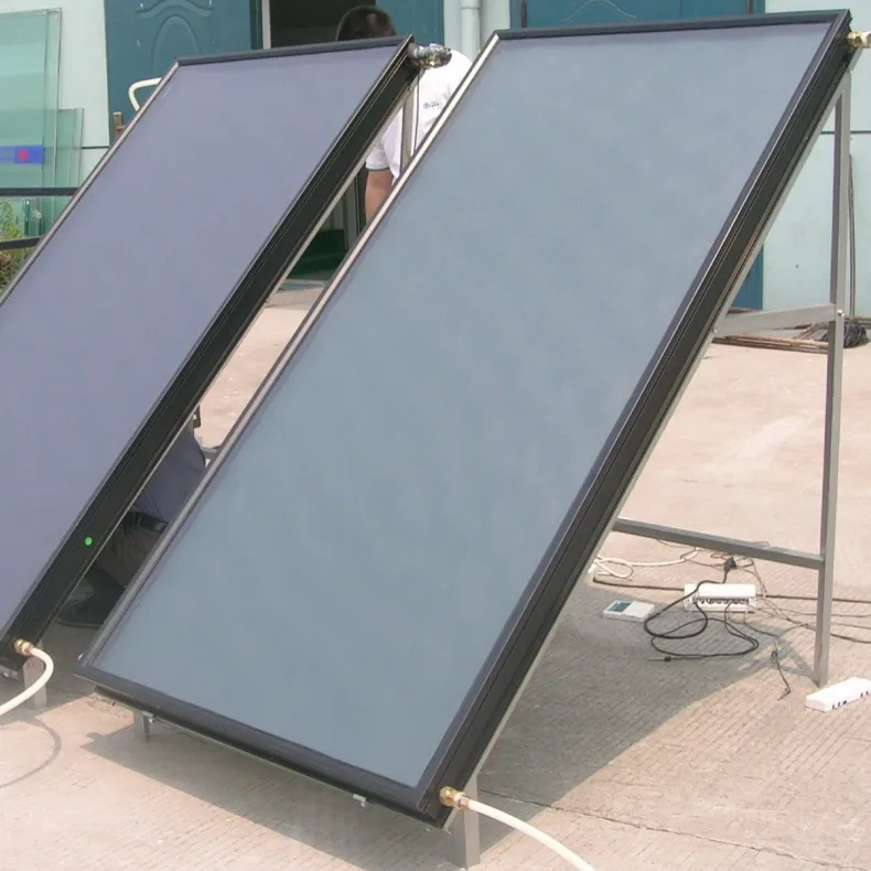 flat plate solar collector with imported selective coating absorber panel thermal collectors | Обустройство дома