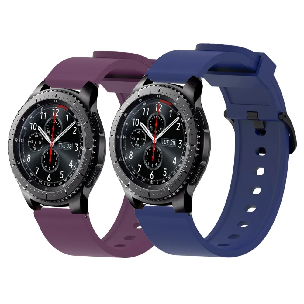 20 мм галька время силиконовый для Samsung Gear sport s2 классический ремешок часов huami amazfit