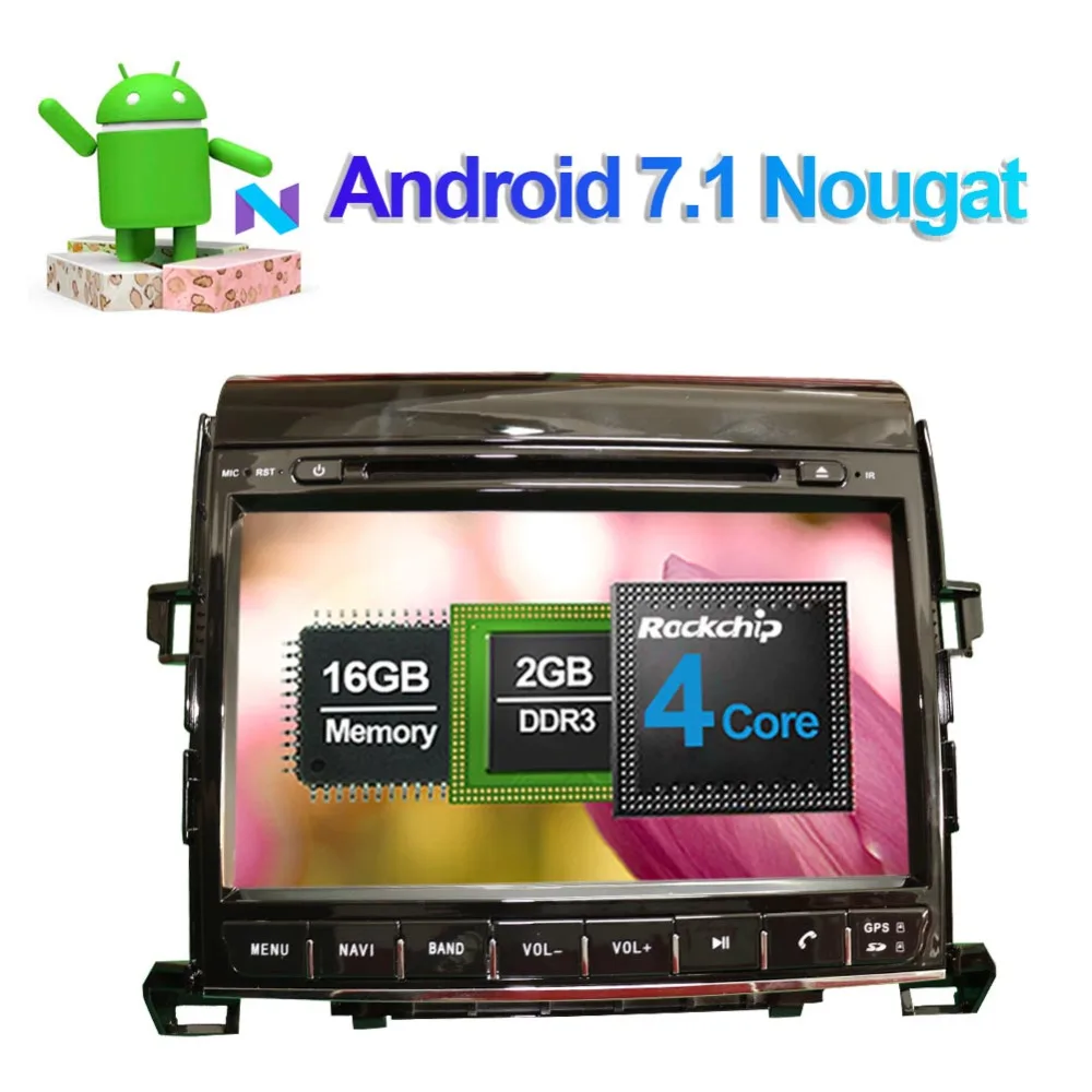 2 Din Android 8 0 Восьмиядерный 4 Гб RAM автомобильный CD DVD мультимедийный плеер для Toyota