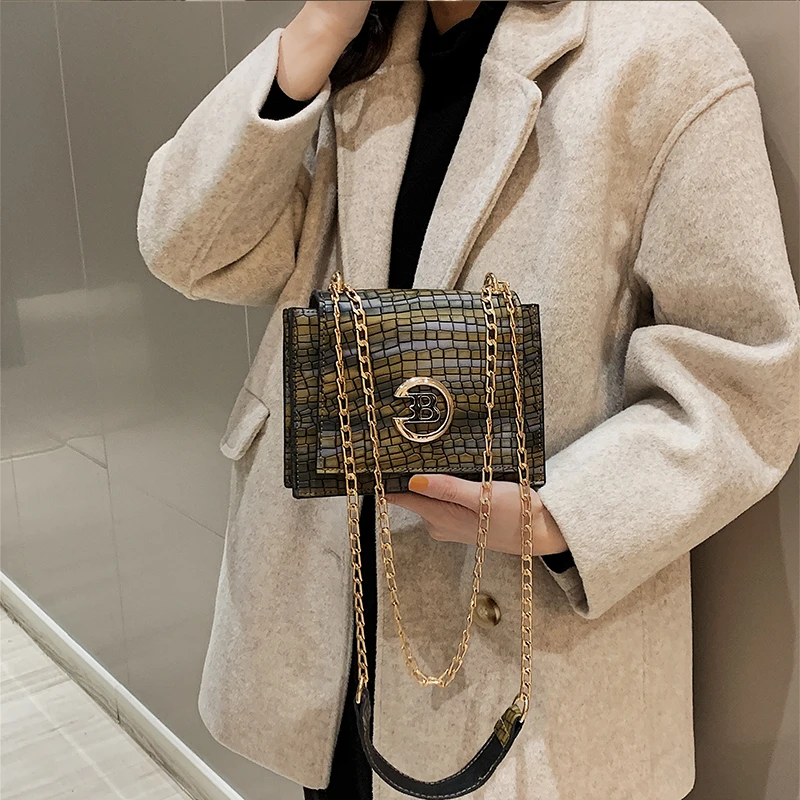 Кожаные сумки через плечо для женщин 2019 модная женская маленькая сумка