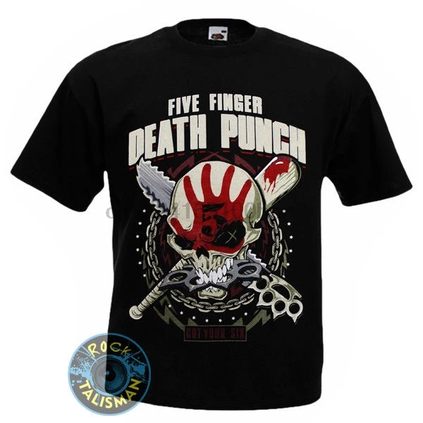 Рок металлическая панк Группа Five Finger Death Punch Got Your Six Мужская футболка унисекс| |