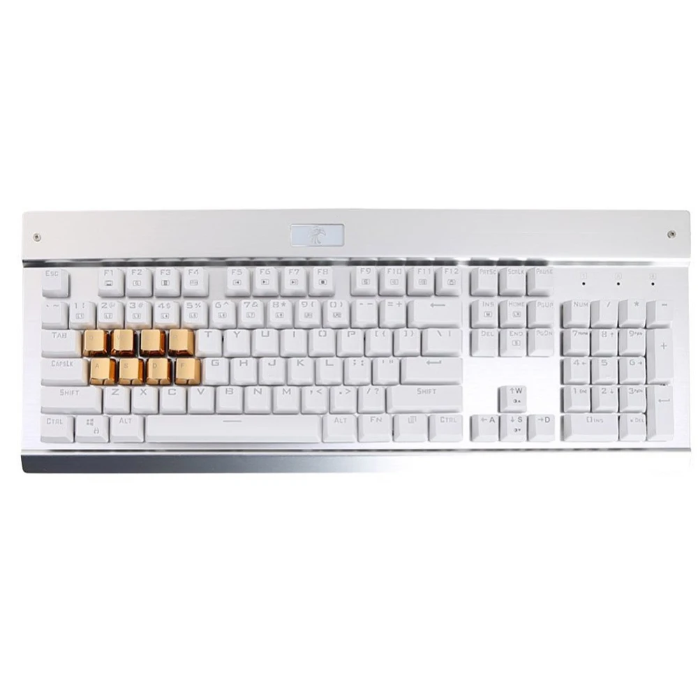Набор клавиш для механической клавиатуры MX Axis Silver/Golden металлические клавиши на