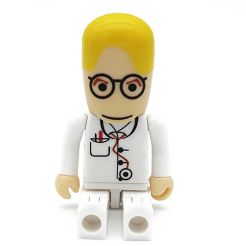 G JASTER мини-доктор-медсестра USB флэш-накопитель стоматолога ручка привода подарок мультфильм pendrive 4 GB/8 GB/16 GB/32 GB u диск оптом - Цвет: G