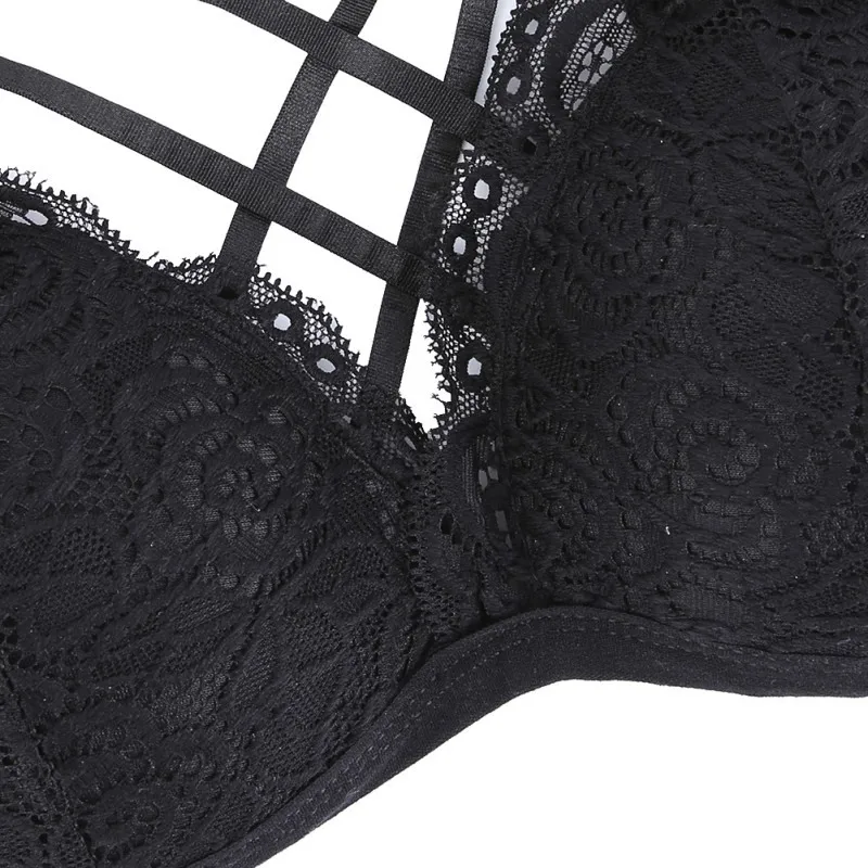 Сексуальное женское белье однотонный топ бюстгальтер корсет белый черный