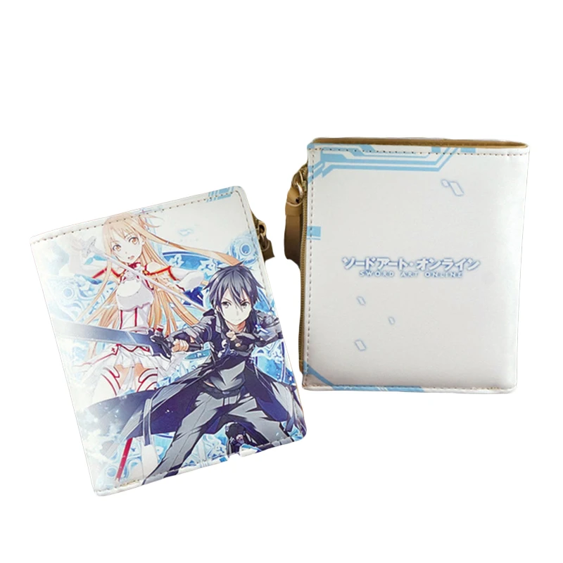E-Mell Miku SAO Totoro tack on Titan Natsume Yuujinchou One Punch Man Kantai Коллекция короткий кошелек - Цвет: SAO