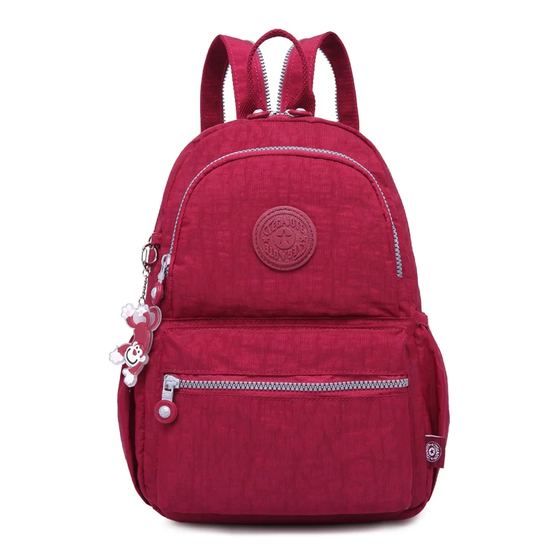 TEGAOTE маленький мини-рюкзак для девочек-подростков, Infantil, рюкзаки, Bolsas Mochila Feminina Escolar, Одноцветный нейлоновый женский рюкзак для путешествий