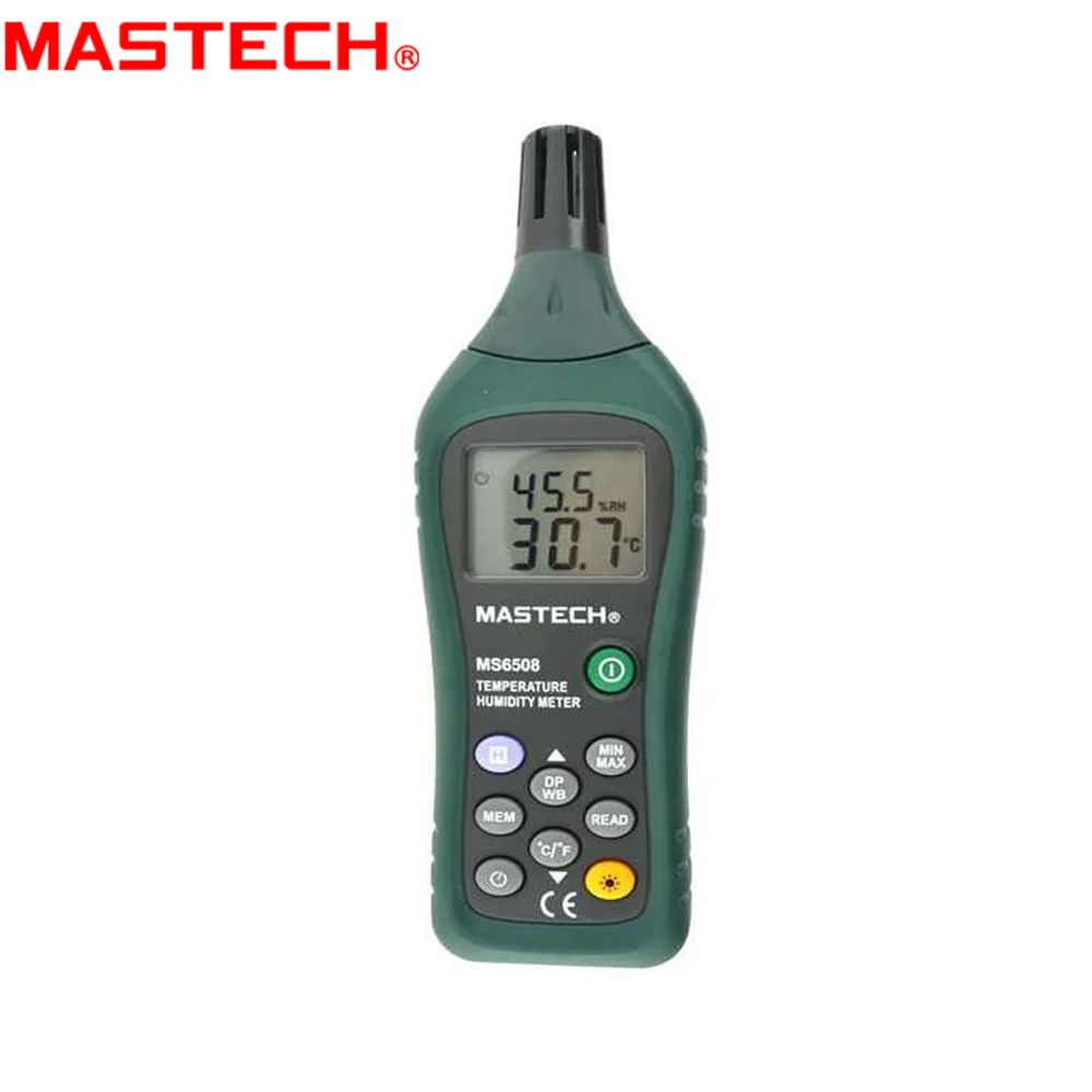 Высокоточный цифровой измеритель температуры и влажности MASTECH MS6508|moisture meter|meter