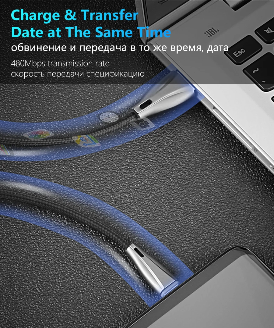 Coolreall USB кабель Micro USB кабель 2A цинковый сплав кабель для быстрой зарядки для Xiaomi samsung huawei кабель для передачи данных для мобильного телефона