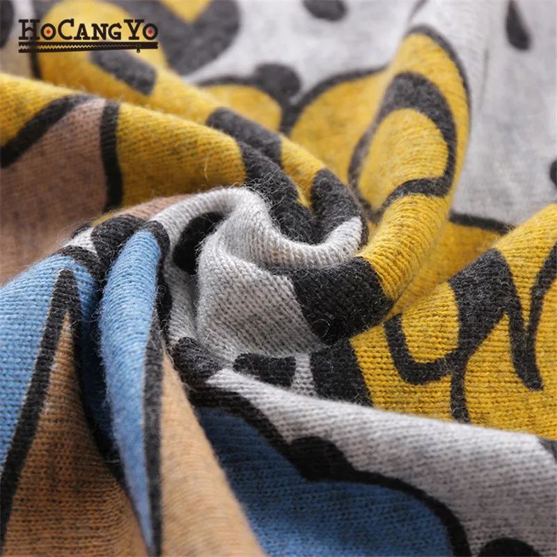 HCYO Oversized Fashion Women Long Sweaters Shirt Slash Neck Batwing Sleeve Print Pullovers Clothing Female Loose Casual Sweater | Женская