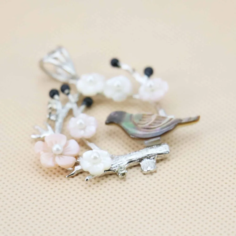 Аксессуары серии Птицы и дерево 42*44 мм шик с этническими мотивами милые Подвески