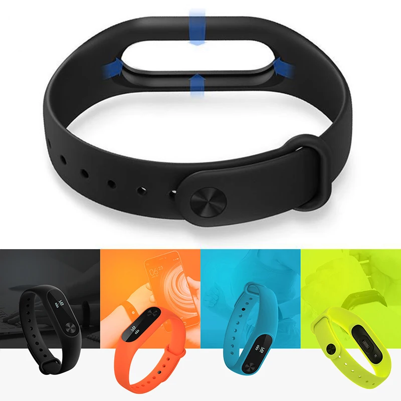 Xio mi band 2 аксессуары pulseira mi band 2 сменный силиконовый цветной браслет для xiaomi mi band2 умный Браслет