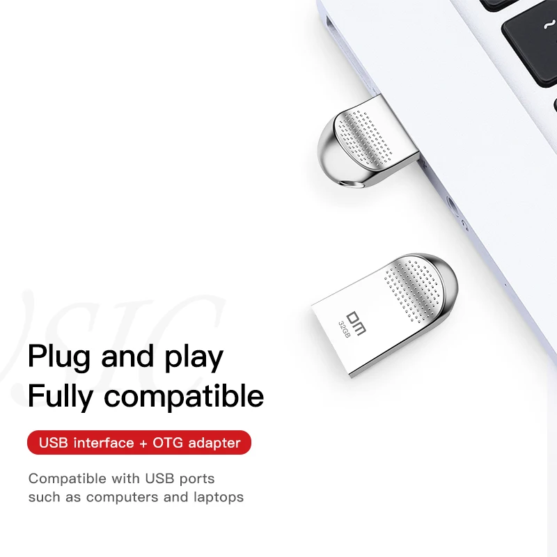 USB-флеш-накопитель DM PD125 32 ГБ металлический флэш-накопитель высокоскоростной