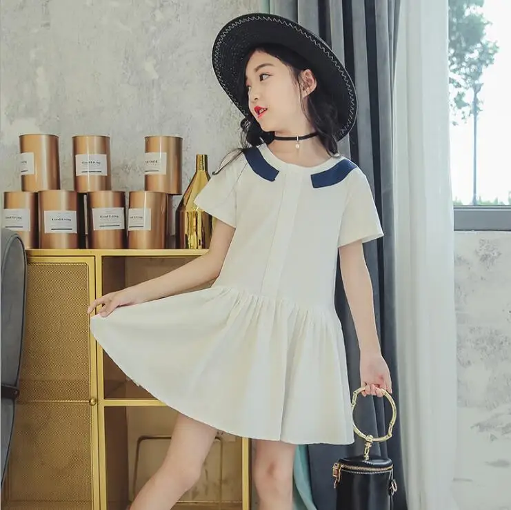 Хлопковое платье для девочек коллекция 2019 года летние модные праздничные