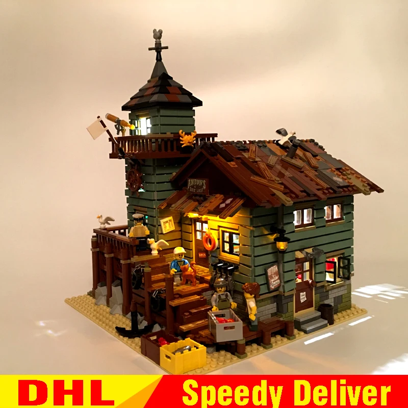 DIY светодиодный светильник LP 16050 MOC наборы старый отделочный набор магазина